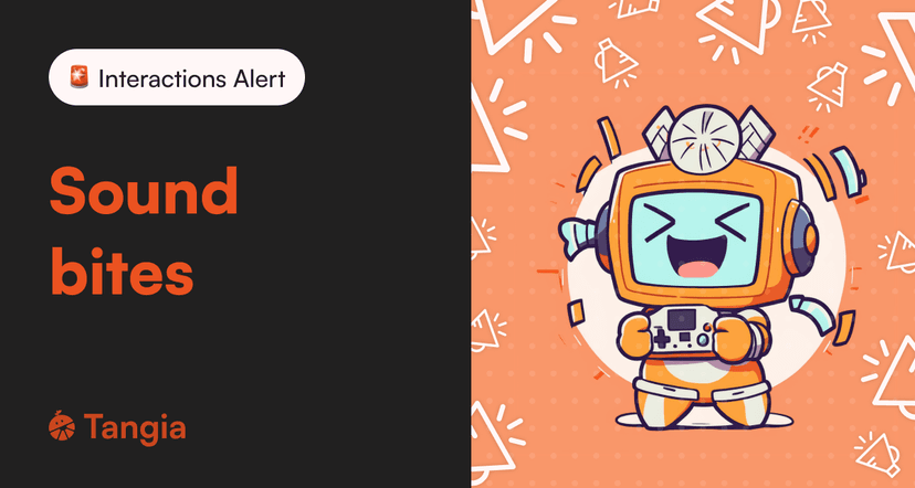 Introducing Tangia Sound Bites